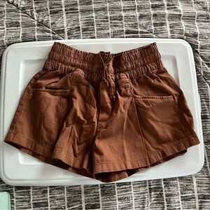 Aerie High Waist Brown Women's Shorts